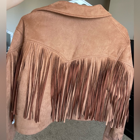 Suede fringe cropped western jacket - Picture 5 of 7